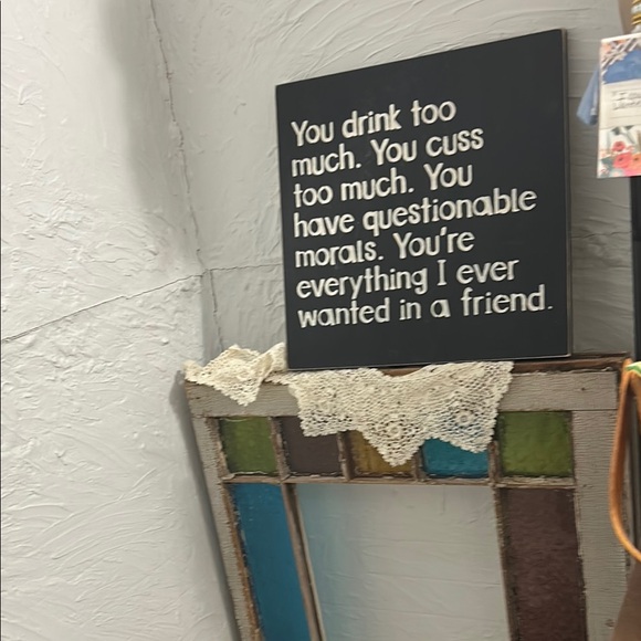 Decorative, Humorous Sign with a Rustic Look - Picture 15 of 15